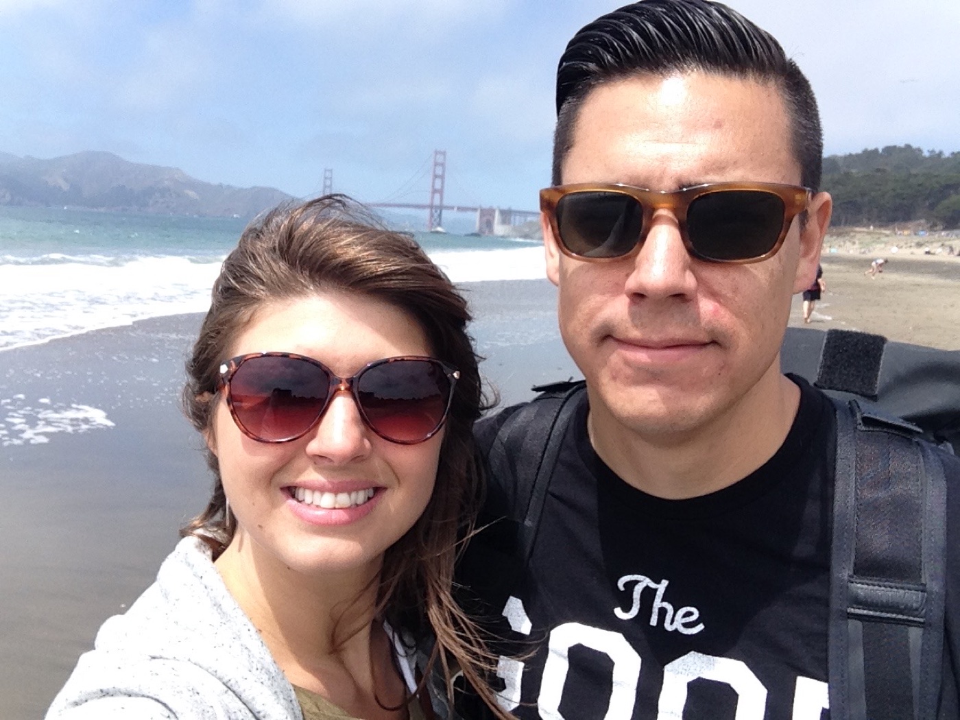 Mike & Kristin DeKay at the Golden Gate Bridge